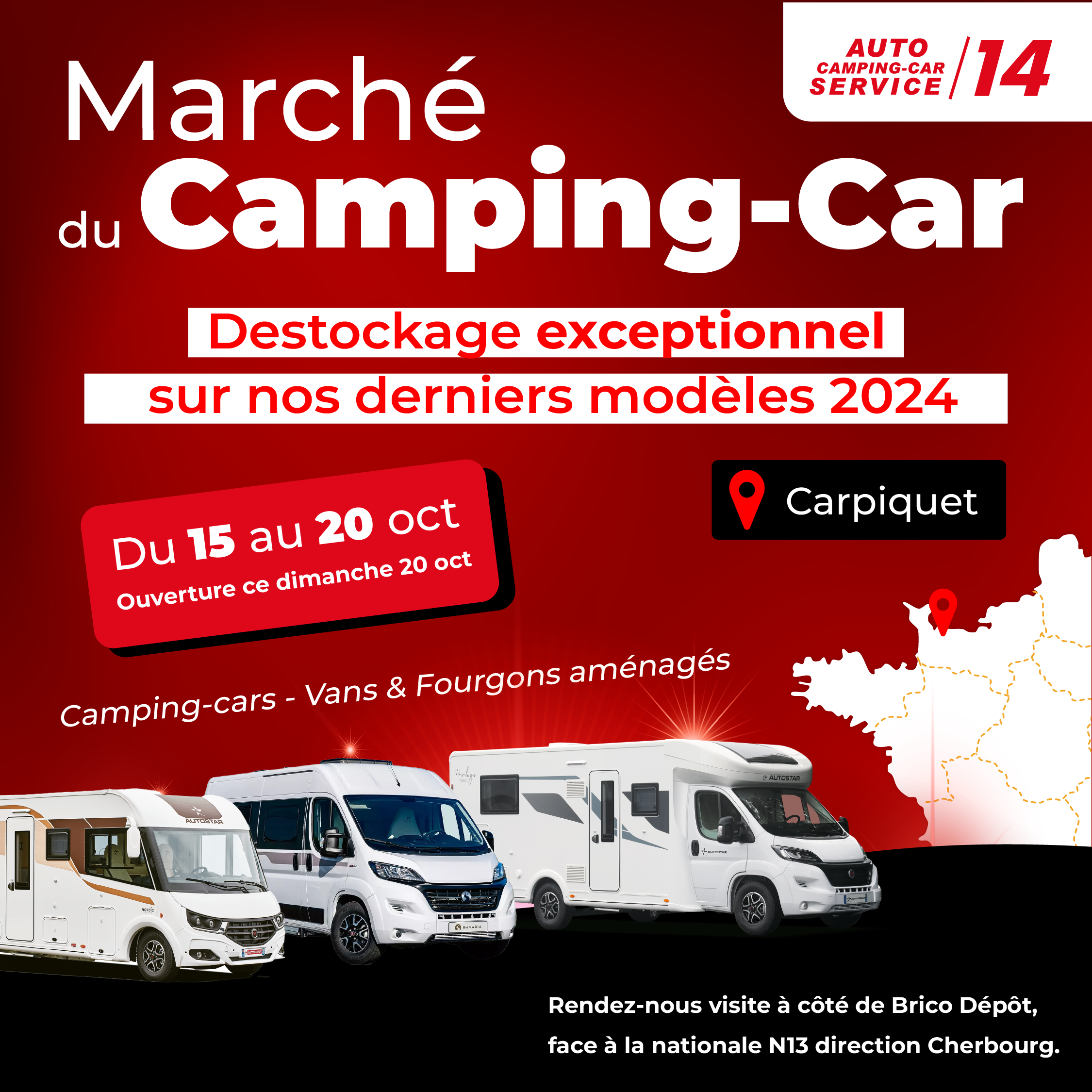 Marché du camping car